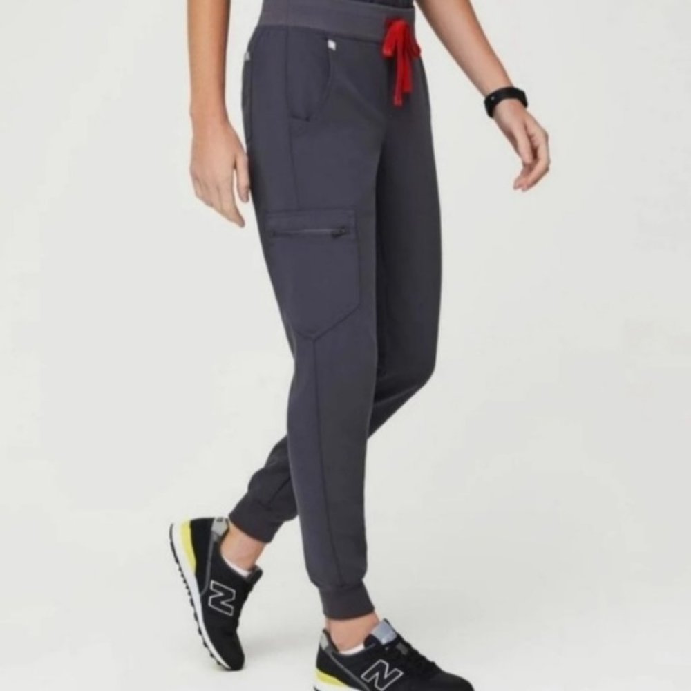 FIGS Limited Edition CHARCOAL gray Zamora jogger scrub bottoms